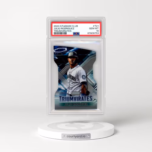 2023 Topps Stadium Club Triumvirates #T21 Julio Rodriguez (PSA 10 GEM MINT)