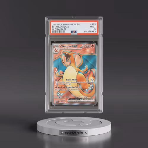 2023 Pokémon Mew EN-151 #183 Charizard EX - Holo Ultra Rare (PSA 9 MINT)