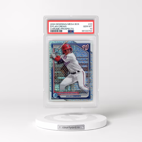 2024 Bowman Mega Box Chrome Prospects #23 Dylan Crews (PSA 10 GEM MINT)