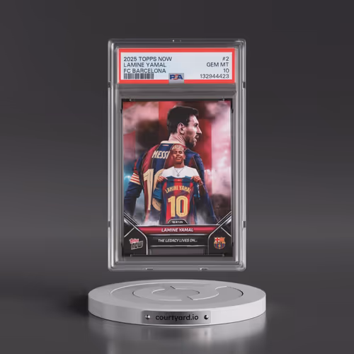 2025-2026 Topps Now FC Barcelona #2 Lamine Yamal (PSA 10 GEM MINT)