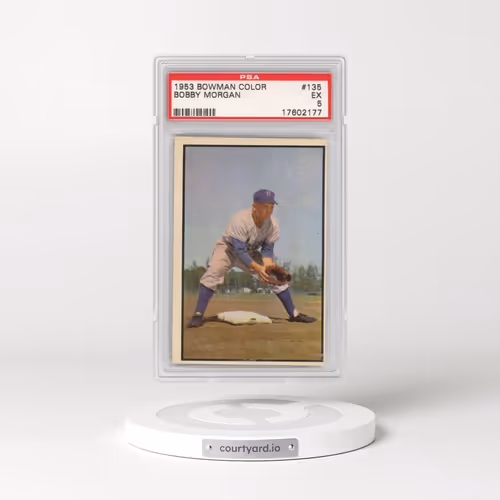 1953 Bowman Color #135 Bobby Morgan (PSA 5 EX)