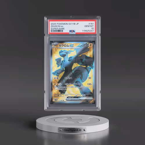 2025 Pokémon Sv11b-Black Bolt #161 Zekrom EX - Holo Super Rare (PSA 10 GEM MINT)