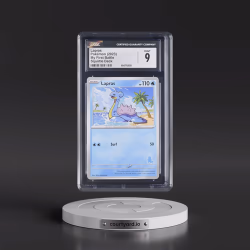 2023 My First Battle Lapras - Squirtle Deck (Squirtle Symbol) (CGC 9 MINT)