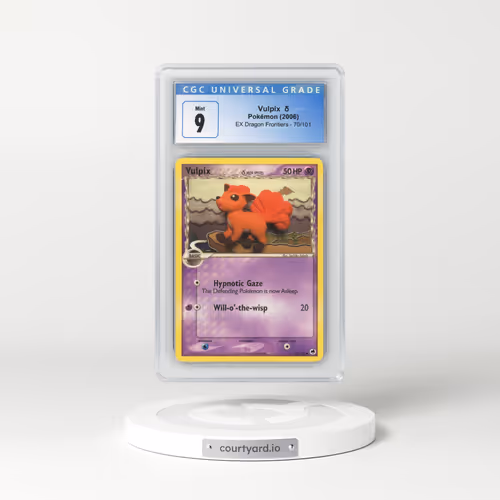 2006 EX Dragon Frontiers #70/101 Vulpix δ (CGC 9 MINT)