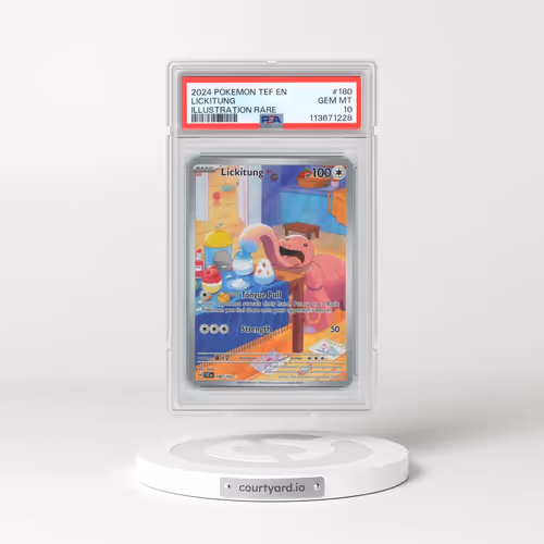 2024 Pokémon Tef EN-Temporal Forces #180 Lickitung - Illustration Rare (PSA 10 GEM MINT)