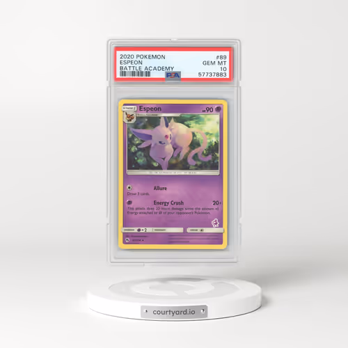 2020 Pokémon Battle Academy #89 Espeon (PSA 10 GEM MINT)