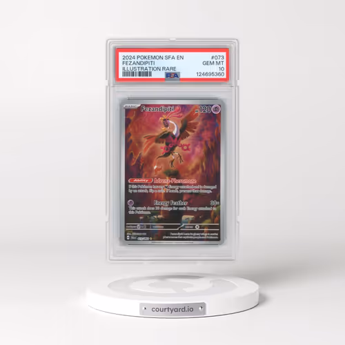 2024 Pokémon Sfa EN-Shrouded Fable #073 Fezandipiti - Illustration Rare (PSA 10 GEM MINT)