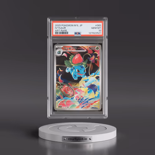 2025 Pokémon M1l-Mega Brave #065 Ivysaur - Art Rare (PSA 10 GEM MINT)
