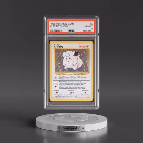 1999 Pokémon Game #5 Clefairy - Holo (PSA 8 NM-MT)