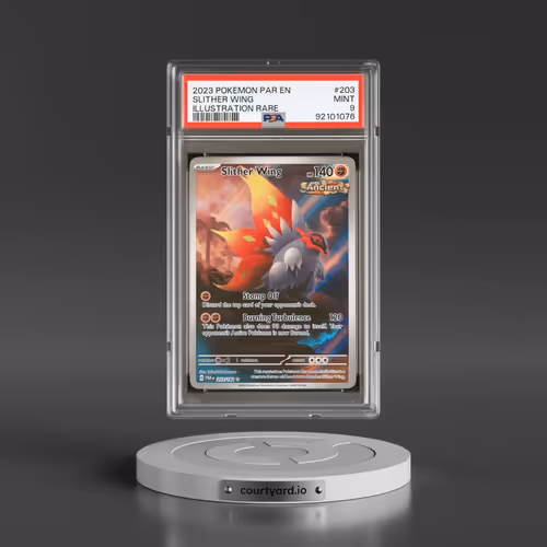 2023 Pokémon Par EN-Paradox Rift #203 Slither Wing - Illustration Rare (PSA 9 MINT)