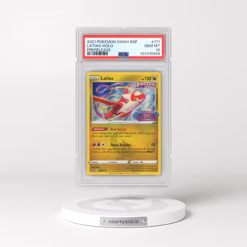 2021 Pokémon Swsh Black Star Promo #171 Latias - Holo Prerelease (PSA 10 GEM MINT)