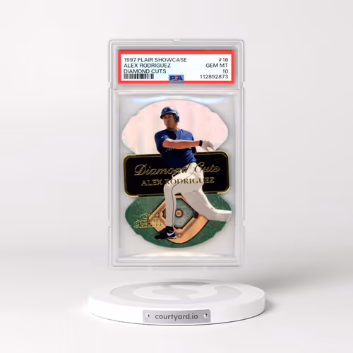 1997 Flair Showcase Diamond Cuts #16 Alex Rodriguez (PSA 10 GEM MINT)