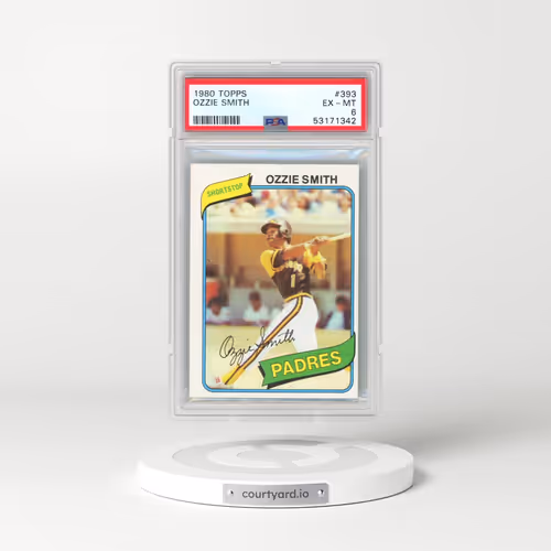 1980 Topps #393 Ozzie Smith (PSA 6 EX-MT)