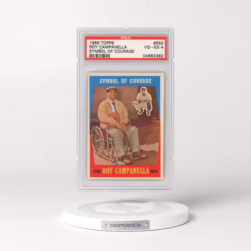 1959 Topps #550 Roy Campanella - Symbol of Courage (PSA 4 VG-EX)
