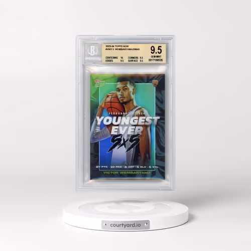 2023 Topps Now #VW2 Victor Wembanyama (BGS 9.5 GEM MINT)