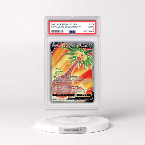 2022 Pokémon Go #072 Alolan Exeggutor V - Holo Full Art (PSA 9 MINT)