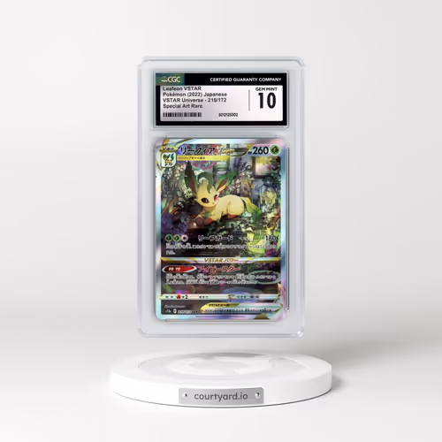 2022 VSTAR Universe #210/172 Leafeon VSTAR - Holo Special Art Rare (CGC 10 GEM MINT)