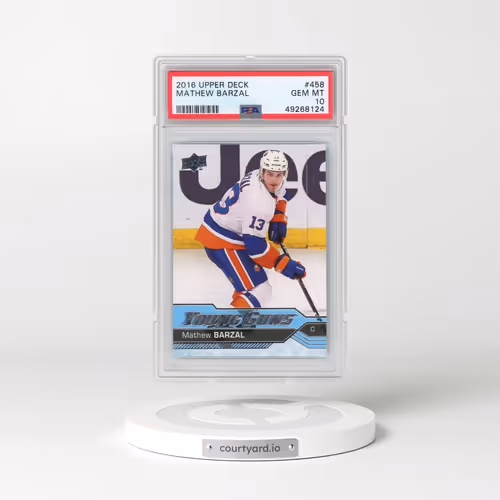 2016 Upper Deck #458 Mathew Barzal (PSA 10 GEM MINT)