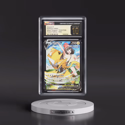 2022 Silver Tempest #TG16/TG30 Zeraora V - Trainer Gallery Holo (CGC 10 PRISTINE)