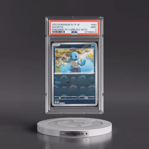 2023 Pokémon SV-P Promo #061 Squirtle - Pokemon 151 Card File Sets (PSA 9 MINT)