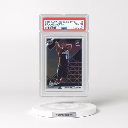 2019 Panini Donruss Optic the Rookies #1 Zion Williamson (PSA 10 GEM MINT)