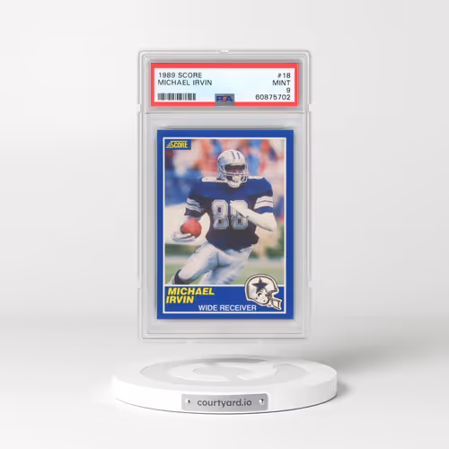1989 Score #18 Michael Irvin (PSA 9 MINT)