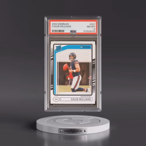 2024 Panini Donruss #327 Caleb Williams (PSA 8 NM-MT)