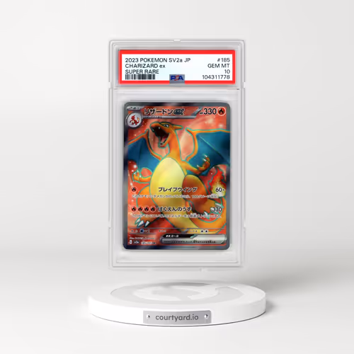 2023 Pokémon Sv2a-Pokemon 151 #185 Charizard EX - Holo Super Rare (PSA 10 GEM MINT)