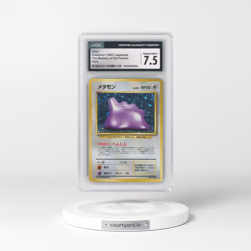 1997 The Mystery of the Fossils #132 Ditto - Holo (CGC 7.5 NM+)