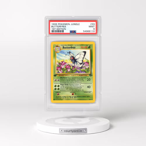 1999 Pokémon Jungle #33 Butterfree - 1st Edition (PSA 9 MINT)