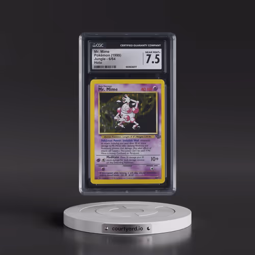 1999 Jungle #6/64 Mr. Mime - Holo (CGC 7.5 NM+)