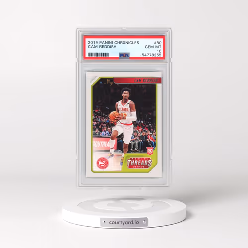 2019 Panini Chronicles #80 Cam Reddish (PSA 10 GEM MINT)