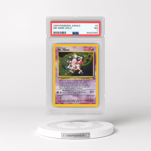 1999 Pokémon Jungle #6 Mr. Mime - Holo (PSA 7 NM)