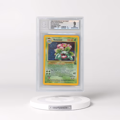 1999 Black Star Promos #13 Venusaur - Holo Pokémon TCG Guide (BGS 9 MINT)