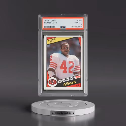 1984 Topps #357 Ronnie Lott (PSA 8 NM-MT)