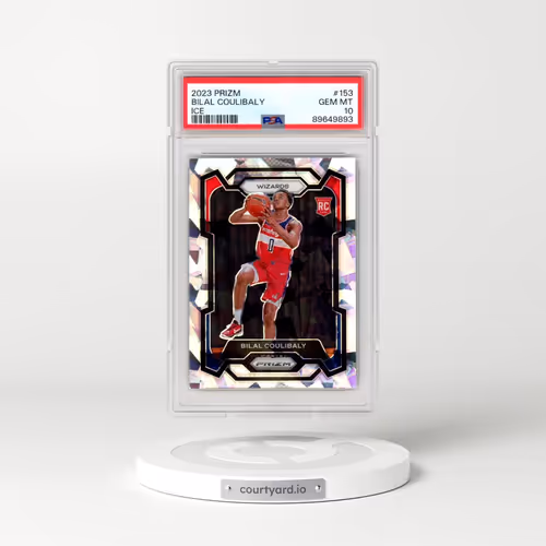 2023 Panini Prizm #153 Bilal Coulibaly - Ice (PSA 10 GEM MINT)