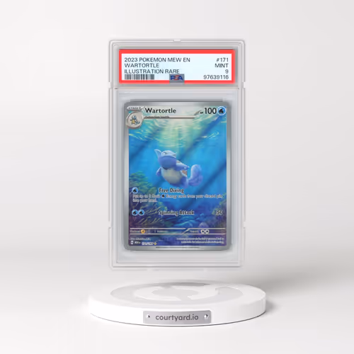 2023 Pokémon Mew EN-151 #171 Wartortle - Illustration Rare (PSA 9 MINT)