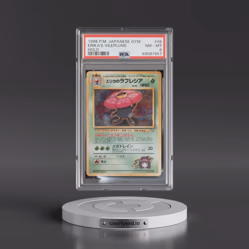 1998 Pokémon Gym #45 Erika's Vileplume - Holo (PSA 8 NM-MT)