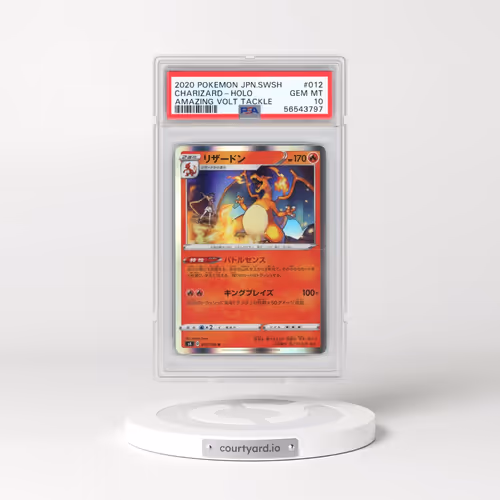 2020 Pokémon Sword & Shield Amazing Volt Tackle #012 Charizard - Holo (PSA 10 GEM MINT)