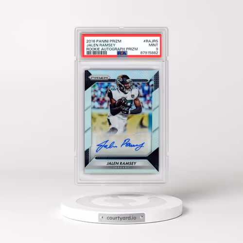 2016 Panini Prizm Rookie Autograph Prizm #RAJRS Jalen Ramsey (PSA 9 MINT)