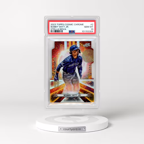 2023 Topps Cosmic Chrome Stella Nova #2 Bobby Witt Jr. (PSA 10 GEM MINT)