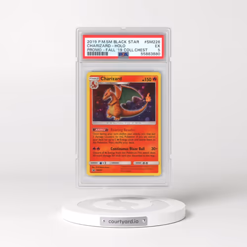 2019 Pokémon SM Black Star Promo #SM226 Charizard - Holo Fall 2019 Collector Chest (PSA 5 EX)