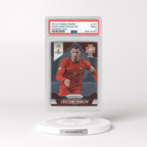 2014 Panini Prizm World Cup #161 Cristiano Ronaldo (PSA 9 MINT)