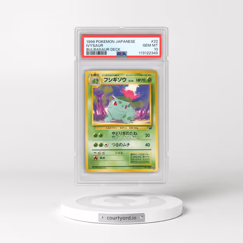 1999 Pokémon Bulbasaur Deck #22 Ivysaur (PSA 10 GEM MINT)
