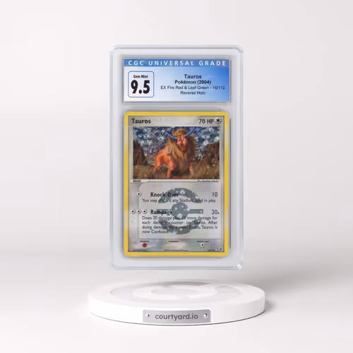 2004 EX Fire Red & Leaf Green #16/112 Tauros - Reverse Holo (CGC 10 GEM MINT)