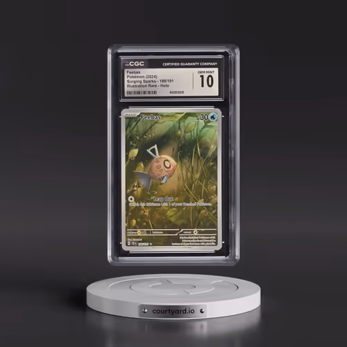 2024 Surging Sparks - SSP EN #198/191 Feebas - Illustration Rare Holo (CGC 10 GEM MINT)