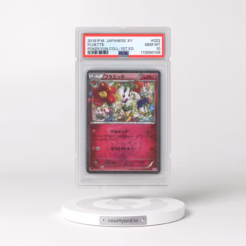 2016 Pokémon XY Pokekyun Collection #022 Floette - 1st Edition (PSA 10 GEM MINT)