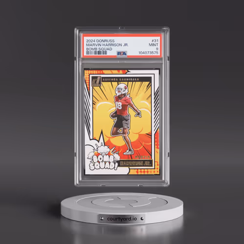 2024 Panini Donruss Bomb Squad #31 Marvin Harrison Jr. (PSA 9 MINT)