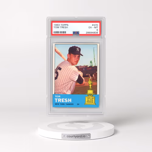 1963 Topps #470 Tom Tresh (PSA 6 EX-MT)