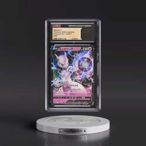 2022 Pokémon GO #030/071 Mewtwo V - Holo (CGC 10 PRISTINE)